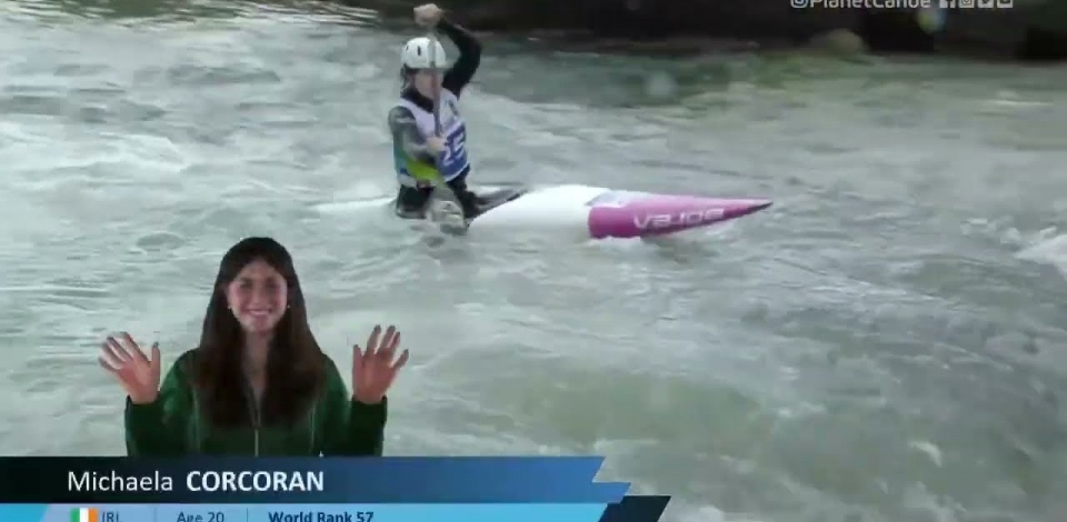 Michaela Corcoran Ireland Semi-Final / 2023 ICF Canoe-Kayak Slalom World Cup Ljubljana Slovenia