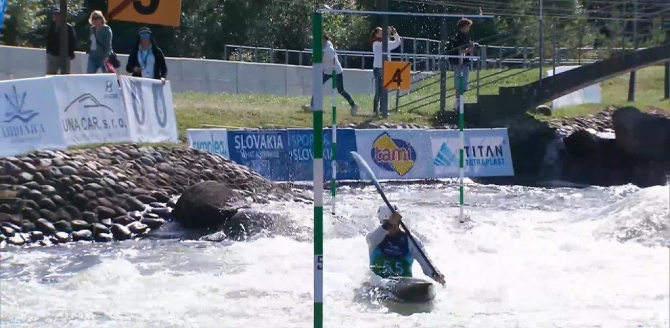 Alex Goni Spain U23 Semi-Final 2024 ICF Canoe-Kayak Slalom Junior & U23 World Championships