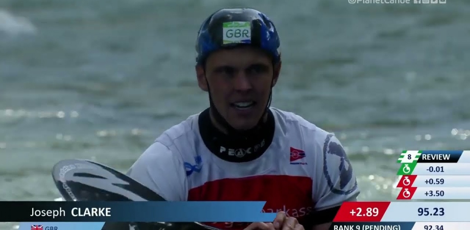 Joseph Clarke Great Britain Semi-Final / 2023 ICF Canoe-Kayak Slalom World Cup Augsburg Germany