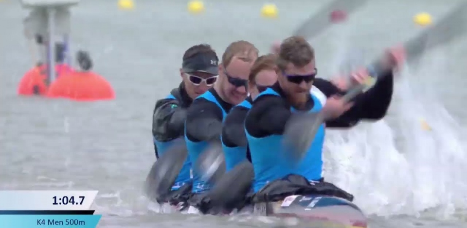 Men's K4 500m Heat 3: 2023 ICF Sprint & Paracanoe World Cup Szeged