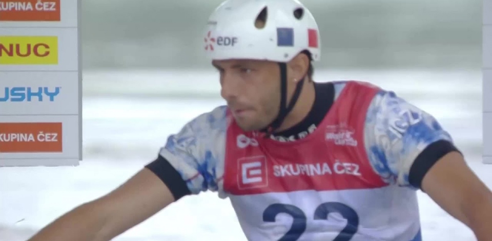 Top Three Men's Final / 2023 ICF Canoe-Kayak Slalom World Cup Prague Czech Republic