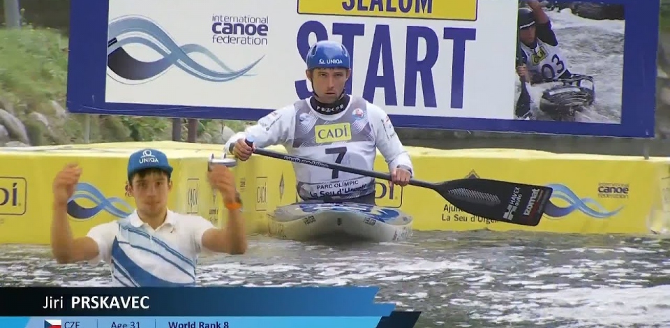 Jiri Prskavec, Czechia - Canoe Final / 2024 ICF Canoe Slalom World Cup La Seu Spain