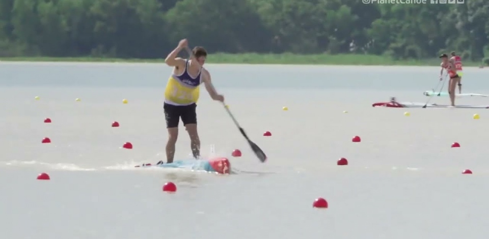 SUP Junior Men's Sprint Heat 9 / 2023 ICF Stand Up Paddling World Championships Pattaya Thailand