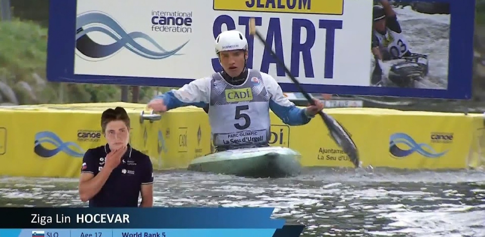 Ziga Lin Hocevar, Slovenia - Canoe Final / 2024 ICF Canoe Slalom World Cup La Seu Spain