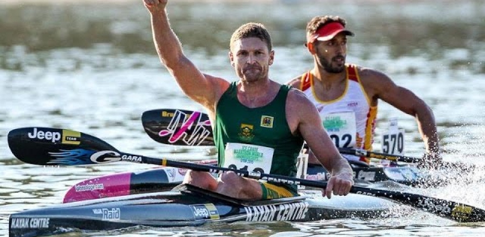Hank McGregor (RSA) K1M Canoe Marathon World Champion