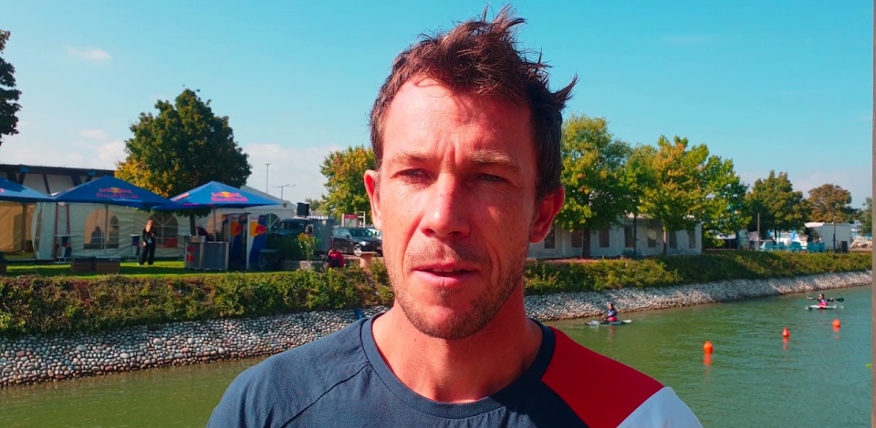 French canoe slalom paddler Boris Neveu