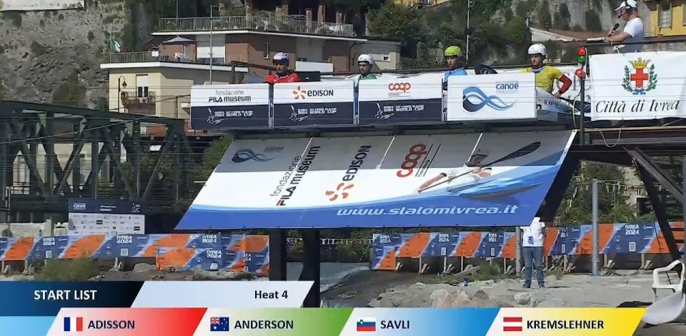 Men's Kayak Cross - Heat 4 / 2024 ICF Canoe Slalom World Cup Ivrea Italy