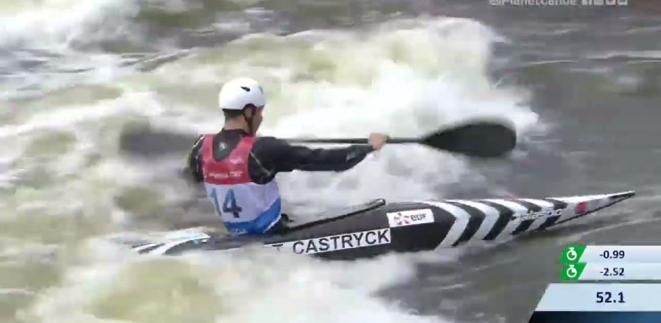 Titouan Castryck France Semi-final / 2023 ICF Canoe-Kayak Slalom World Cup Prague Czech Republic