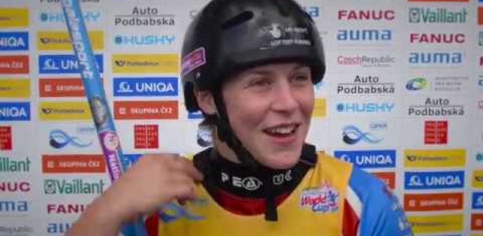 #ICFslalom 2017 Canoe World Cup 1 Prague - C1 Winner Kimberley Woods