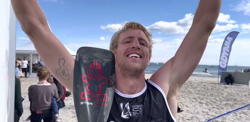 USA ICF SUP world champion Connor Baxter