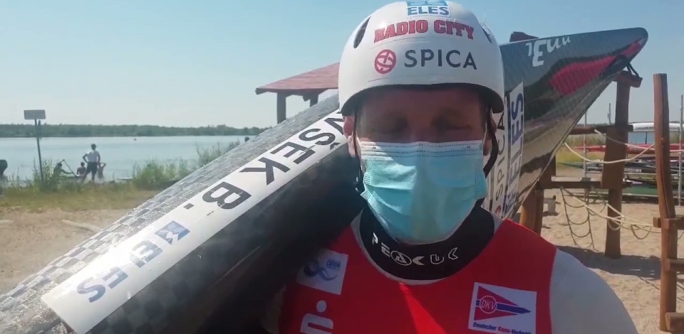 Benjamin SAVSEK Slovenia / Canoe Heats - 2021 ICF Canoe Slalom World Cup Markkleeberg