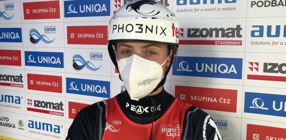 Klaudia ZWOLINSKA Poland / Kayak Gold Medallist - 2021 ICF Canoe Slalom World Cup Prague