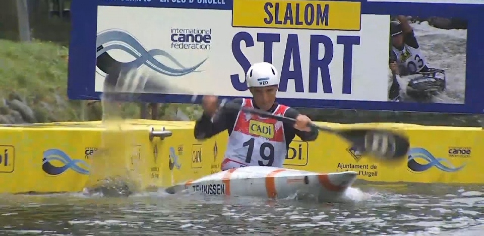 Lena Teunissen, Netherlands - Kayak Semi-Final / 2024 ICF Canoe Slalom World Cup La Seu Spain