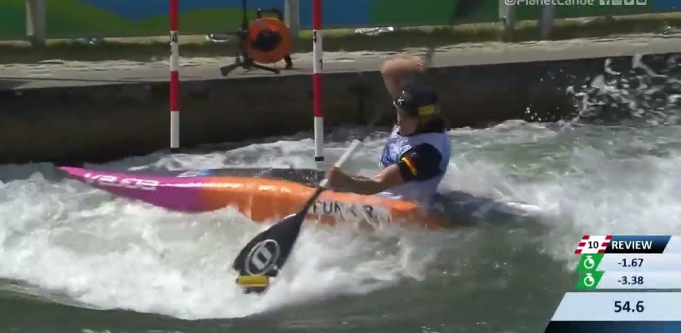 Ricarda Funk Germany Semi-Final / 2023 ICF Canoe-Kayak Slalom World Cup Augsburg Germany