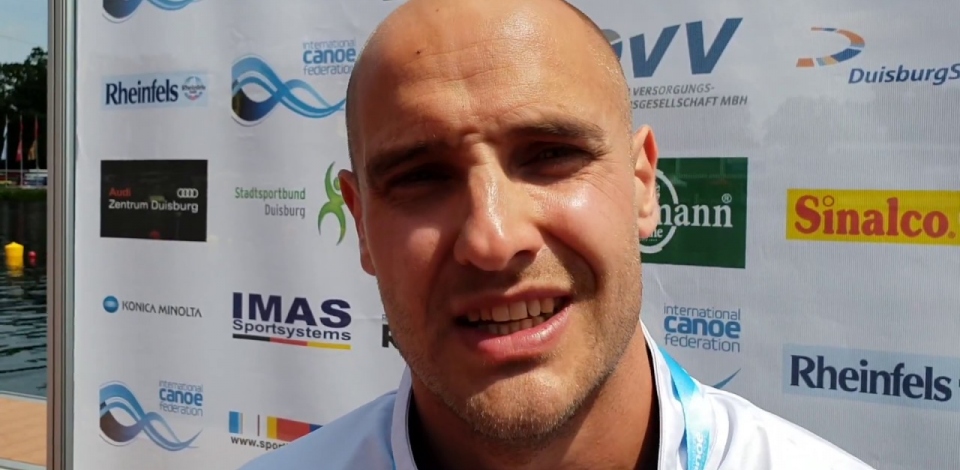 K1m 200m Final Liam Heath Great Britain / 2019 ICF Canoe Sprint World Cup 2 Duisburg Germany