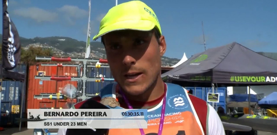 Bernardo PEREIRA Portugal SS1 U23 Men's silver interview / 2024 ICF Canoe-Kayak Surf Ski-Ocean Racin