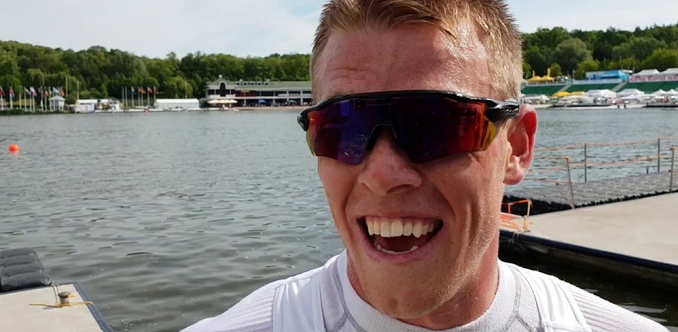 K1m 1000m Semi-final Thomas Green AUS / 2019 ICF Canoe Sprint & Paracanoe World Cup 1