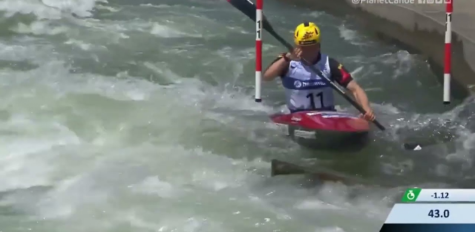 Tereza Fiserova Czech Republic Semi-Final / 2023 ICF Canoe-Kayak Slalom World Cup Augsburg Germany