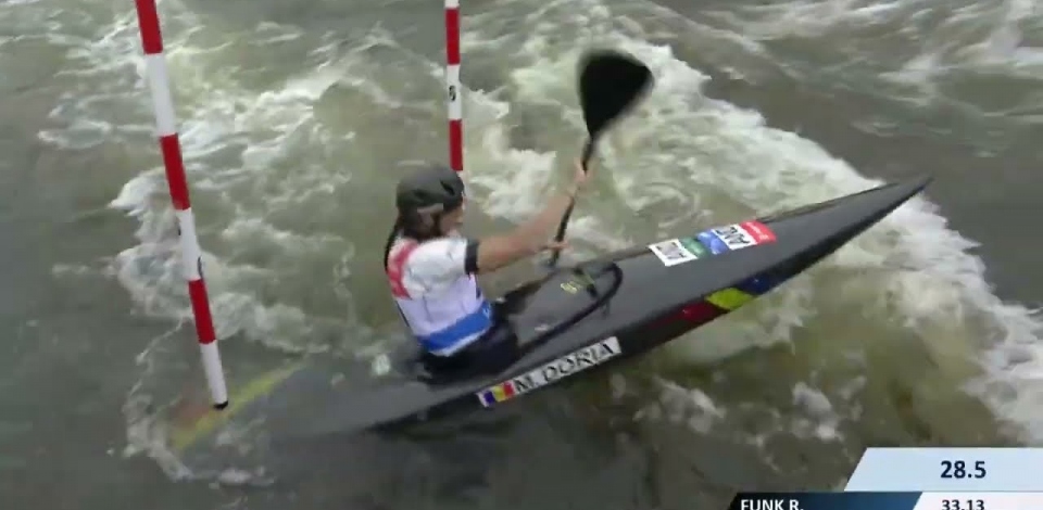 Monica Doria Vilarrubla Semi-final / 2023 ICF Canoe-Kayak Slalom World Cup Prague Czech Republic