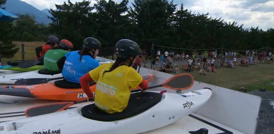 Women’s U23 Kayak Cross Quarter-Final 2 2024 ICF Canoe-Kayak Slalom Junior & U23 World Championships