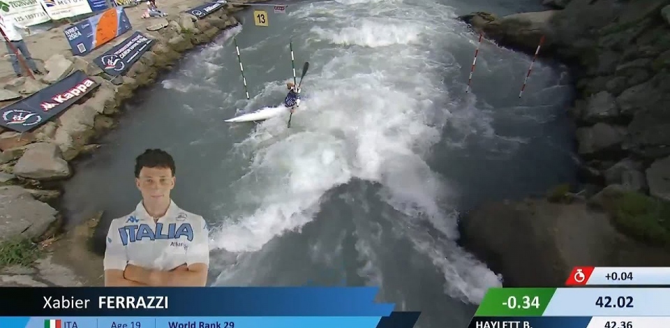 Xabier Ferrazzi / Kayak Semi-Final / 2024 ICF Canoe Slalom World Cup Ivrea Italy