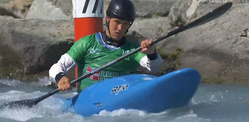 Men's Kayak Cross - Quarter-Final 1 / 2024 ICF Canoe Slalom World Cup Ivrea Italy