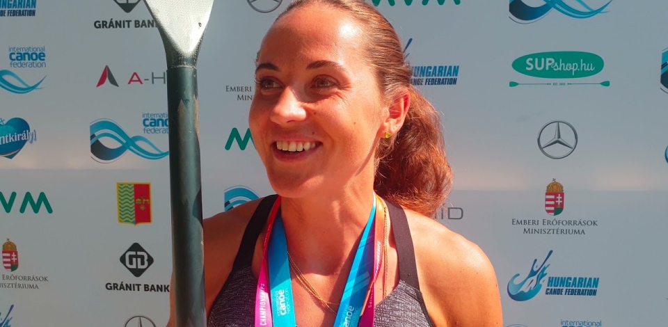 Russian SUP world champion Elena Prokhorova