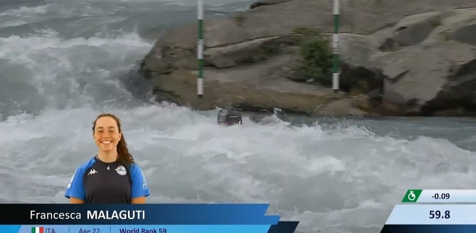 Francesca Malaguti / Kayak Semi-Final / 2024 ICF Canoe Slalom World Cup Ivrea Italy