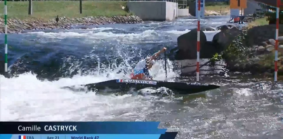Camille Castryck, France / U23 Final 2024 ICF Canoe-Kayak Slalom Junior & U23 World Championships