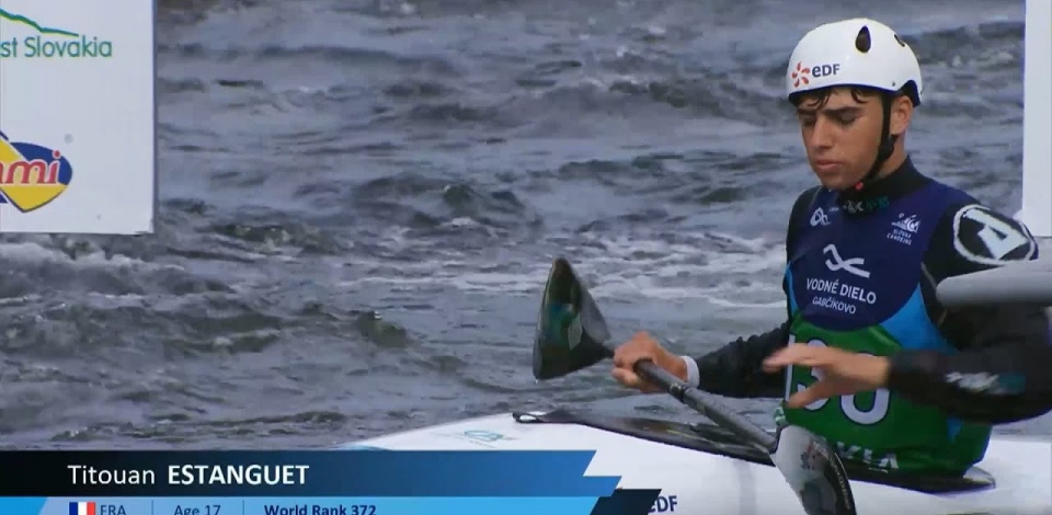Titouan Estanguet, France / U23 Final 2024 ICF Canoe-Kayak Slalom Junior & U23 World Championships