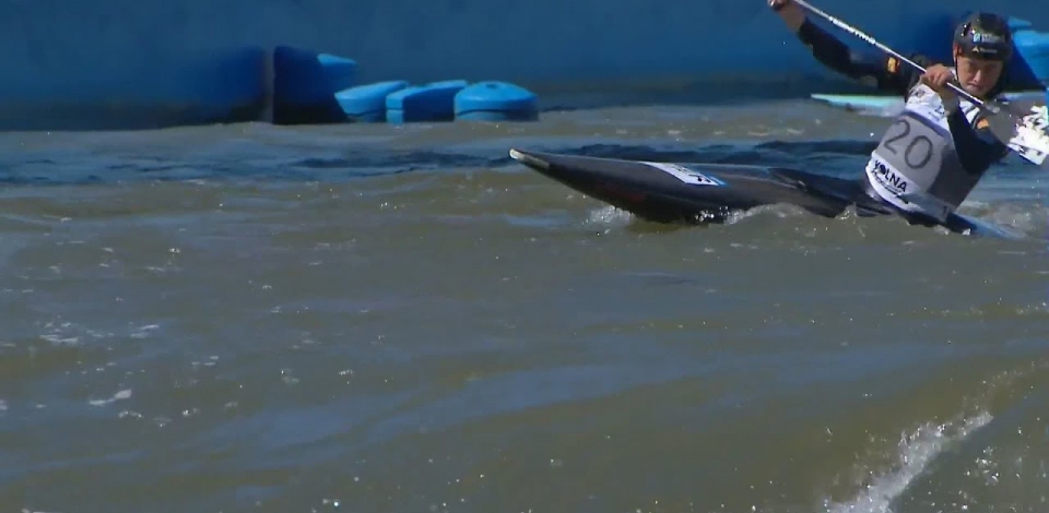 Nele Bayn, Germany, Canoe Slalom Semi Final / 2024 ICF Canoe Slalom World Cup Krakow Poland