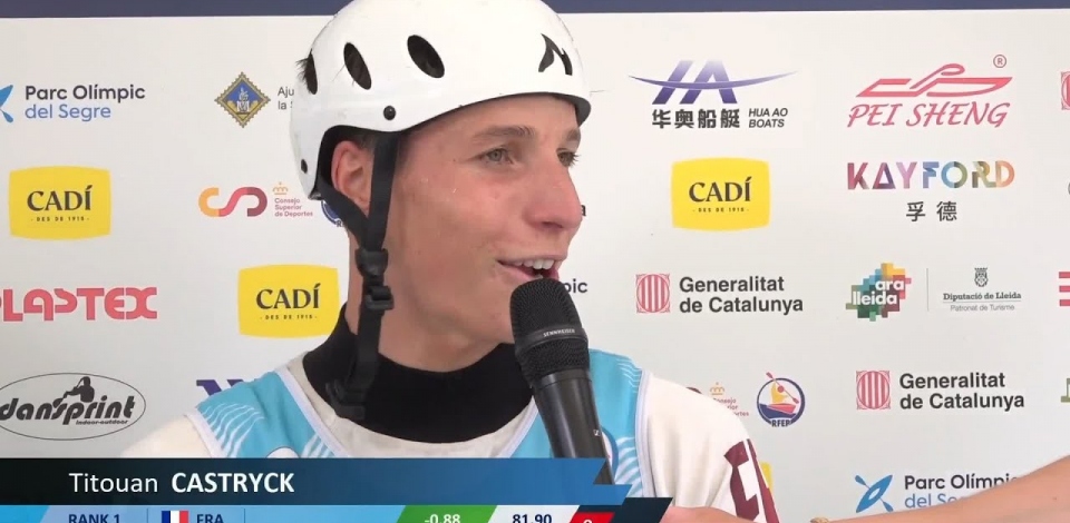 Titouan Castryk and ANotole Delassus share their excitement winning gold and silver