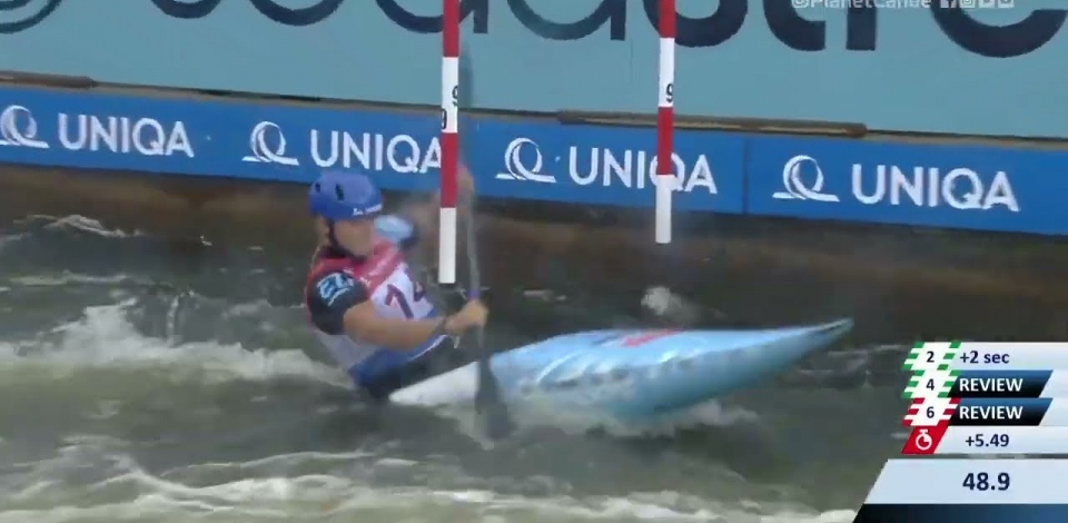 Eliska Mintalova Slovakia Semi-final / 2023 ICF Canoe-Kayak Slalom World Cup Prague Czech Republic