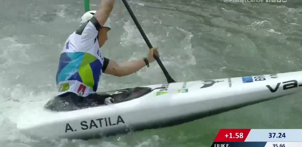 Ana Satila Brazil Semi-Final / 2023 ICF Canoe-Kayak Slalom World Cup Ljubljana Slovenia