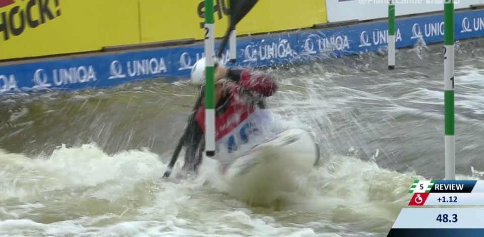 Alex Baldoni Canada Semi-final / 2023 ICF Canoe-Kayak Slalom World Cup Prague Czech Republic
