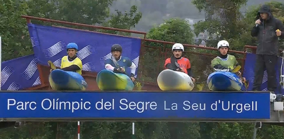 Men's Kayak Cross - Heat 6 / 2024 ICF Canoe Slalom World Cup La Seu Spain