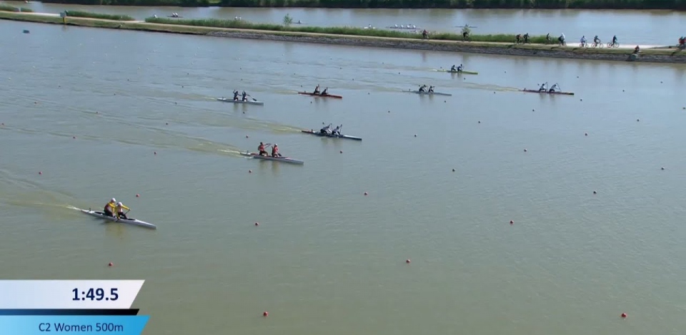 C2 Women 500m - Heat I / 2024 ICF Canoe-Kayak Sprint World Cup