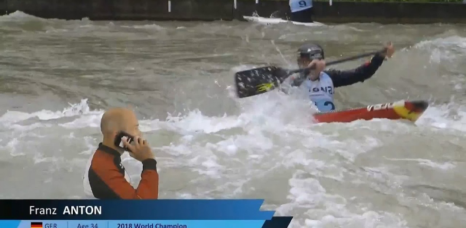 Franz Anton, Germany, Canoe Slalom, Semi Finals / 2024 ICF Canoe Slalom World Cup Augsburg Germany