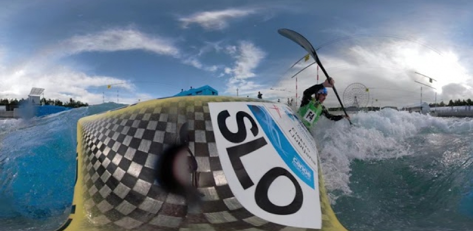 Check out the brand new Tokyo 2020 Olympic canoe slalom venue in 360º with Peter Kauzer Slovenia