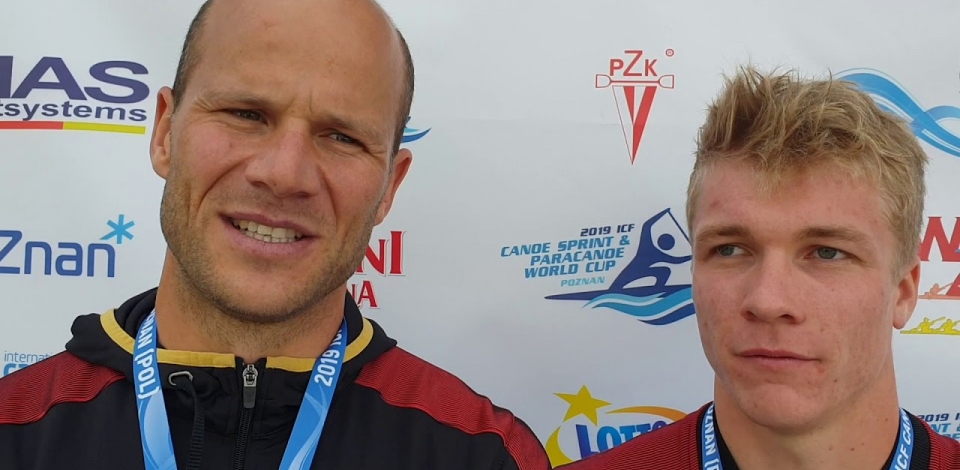 K2 1000m Final Max Hoff Jacob Schopf GER / 2019 ICF Canoe Sprint & Paracanoe World Cup 1