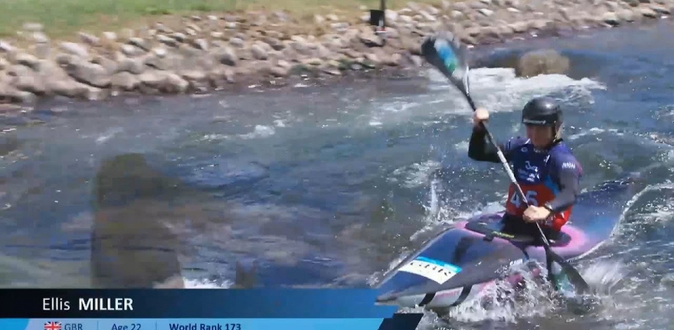 Ellis Miller GBR U23 Final 2024 ICF Canoe-Kayak Slalom Junior & U23 World Championships