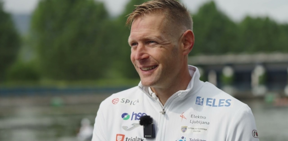 Slovenia's Benjamin Savsek talks about narrowly missing a medal at the Olympics but continuing