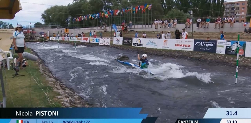 Nicola Pistoni, Italy / U23 Semi-Final 2024 ICF Canoe-Kayak Slalom Junior & U23 World Championships