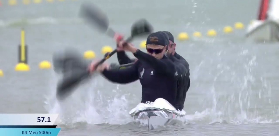 Men's K4 500m Heat 4: 2023 ICF Sprint & Paracanoe World Cup Szeged