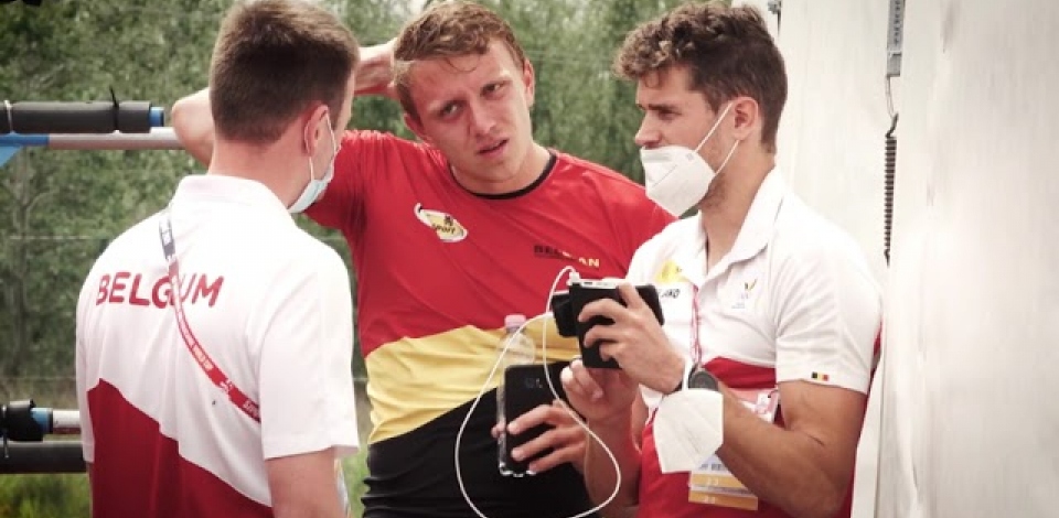 Belgium's Artuur Peters claims his ticket to Tokyo 2020 Olympics in the K1 Men 1000m
