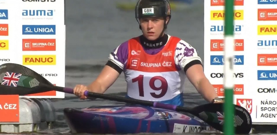 Kimberley Woods, Great Britain, Kayak Slalom Final / 2024 ICF Canoe Slalom World Cup Prague Czechia