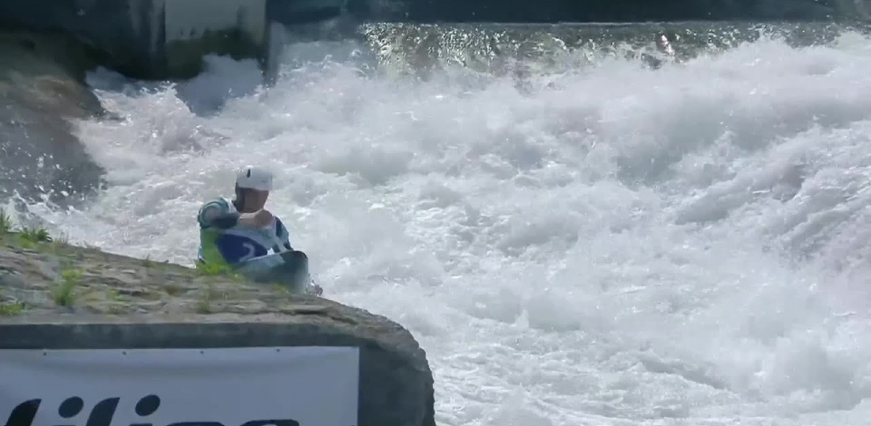 Luka Bozic Slovenia Semi-Final / 2023 ICF Canoe-Kayak Slalom World Cup Ljubljana Slovenia
