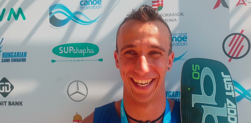 New Caledonian SUP world champion Noic Garioud