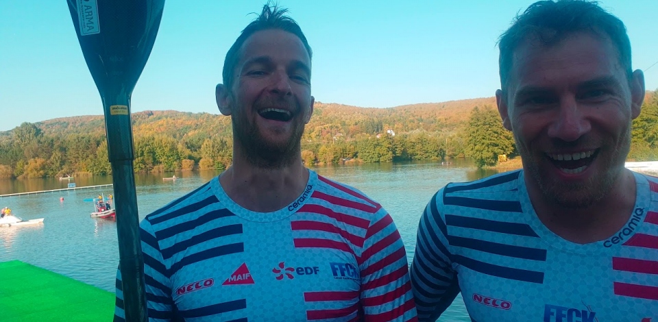 French K2 marathon world champions Jeremy Candy and Quentin Urban