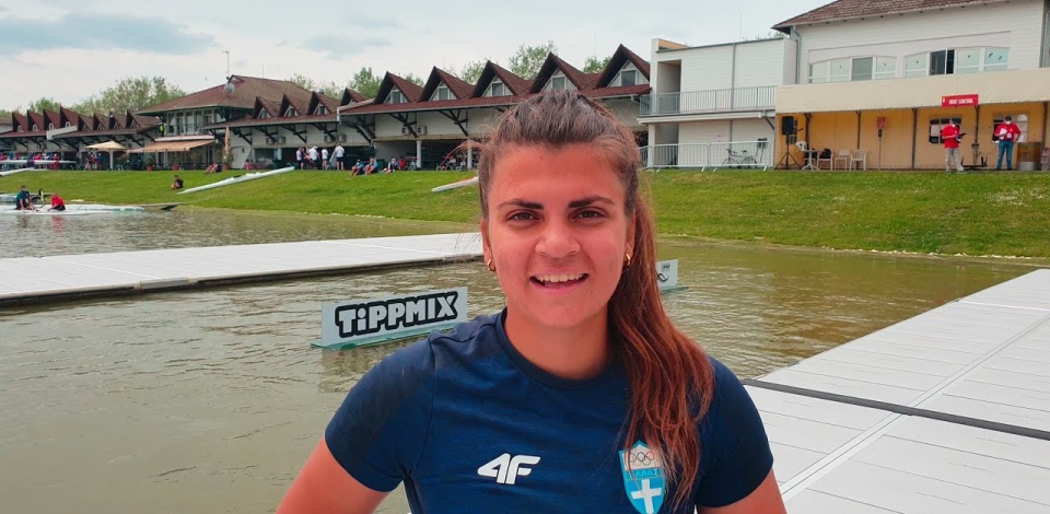 Eleftheria KAMINARI Greece / 2021 Canoe Sprint European Tokyo 2020 Olympic Qualifier Szeged